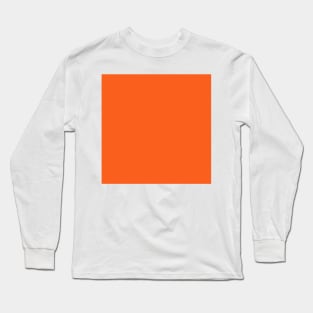 trendy fashion summer fruit Mandarin Tangerine orange Long Sleeve T-Shirt